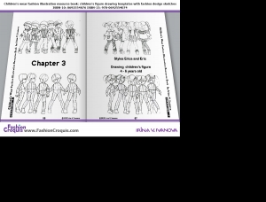 Fashion illustration templates. 