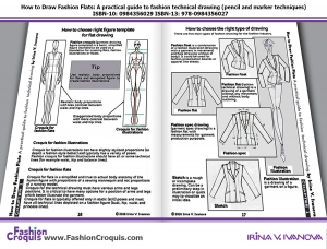 Pages 16-17. How to choose right figure template for flat drawing. How to choose the right type of drawing.