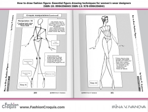 Croquis manipulations. Creating back view croquis using the front view. 