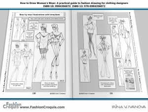 Step by step fashion illustration with figure drawing templates