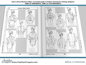 How to draw women's Jackets